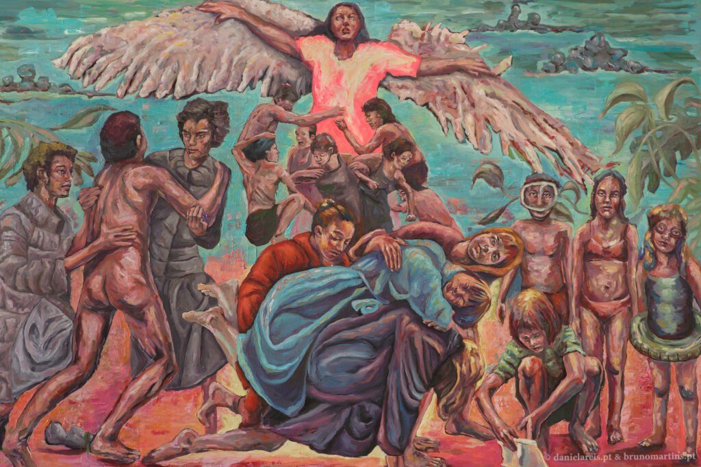 Levas o mundo todo na barriga - 200 cm x 140 cm