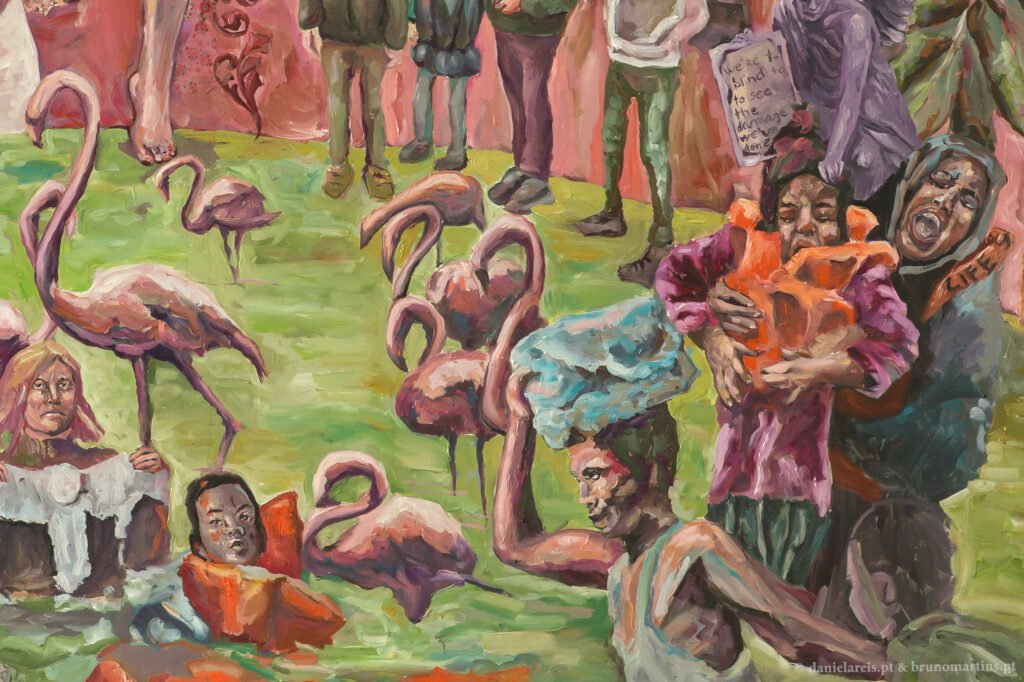 Uma raiva a nascer-te nos dentes - 200 cm x 154 cm