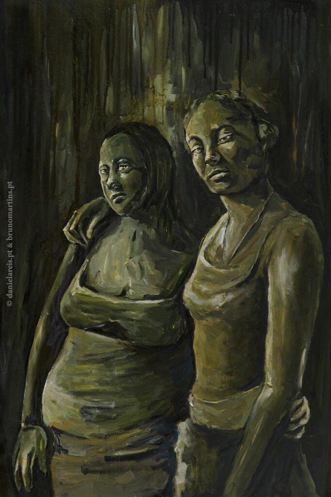 Nada é teu, 2023 - Óleo sobre papel, 70 x 100 cm.