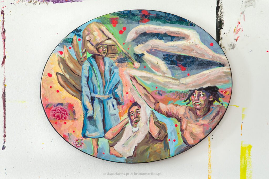 Melanocetus assustador, 2025 - Óleo sobre tela, 50 cm x 40 cm.